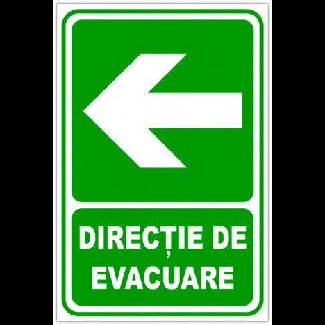 Indicator de securitate iesire in stanga